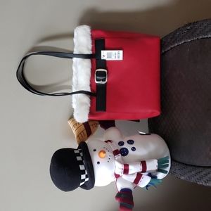 Macy's Holiday Arcade Santa Purse / Bag / Tote